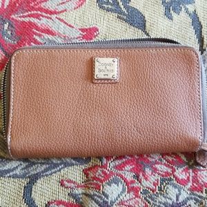 Dooney & Bourke Brown Leather Wallet